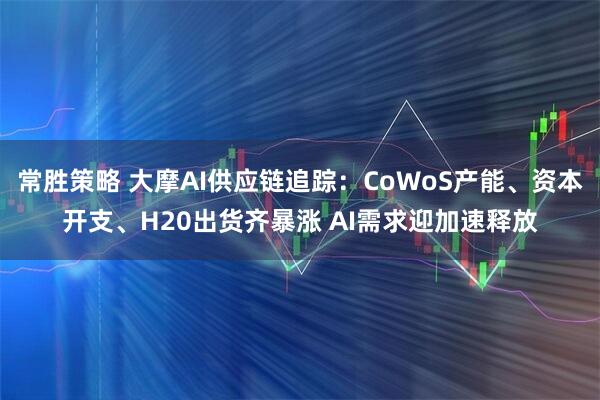 常胜策略 大摩AI供应链追踪：CoWoS产能、资本开支、H20出货齐暴涨 AI需求迎加速释放