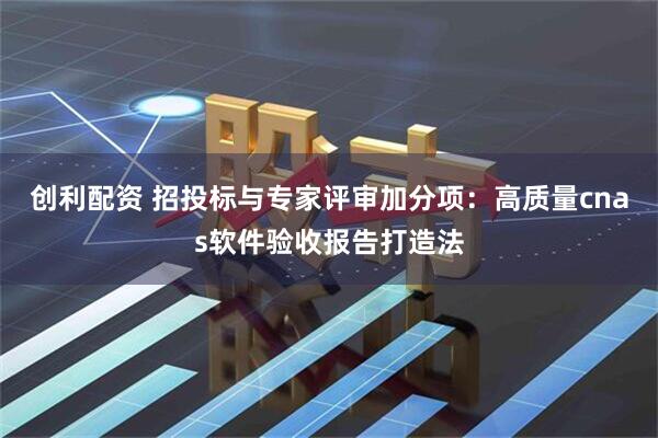 创利配资 招投标与专家评审加分项：高质量cnas软件验收报告打造法